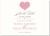 Blooming Heart Save the date + kuvert