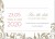 Flowery Swirls Save the date + kuvert