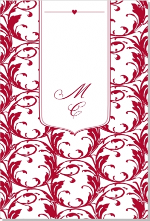 Dream Inbjudan bröllop dubbelvikt