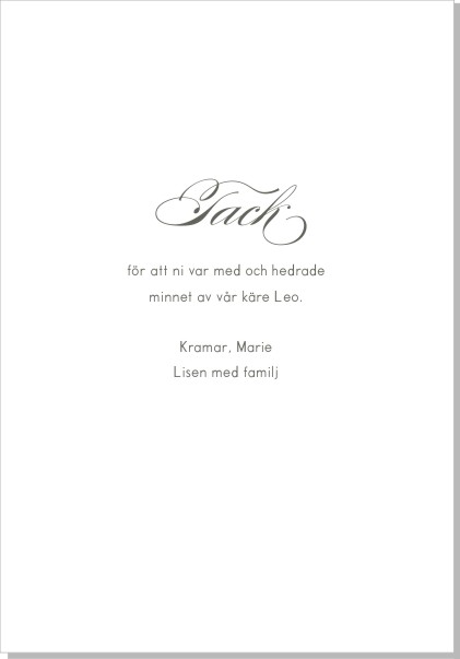 Printable Flowery Text Tackkort