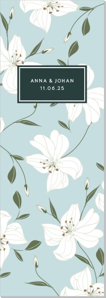 Printable Lily Program Stående