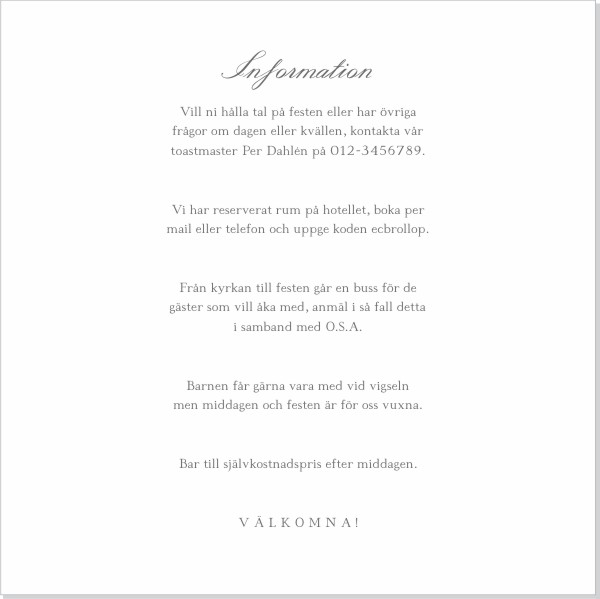 Printable Extra inlaga - Script Fyrkantig