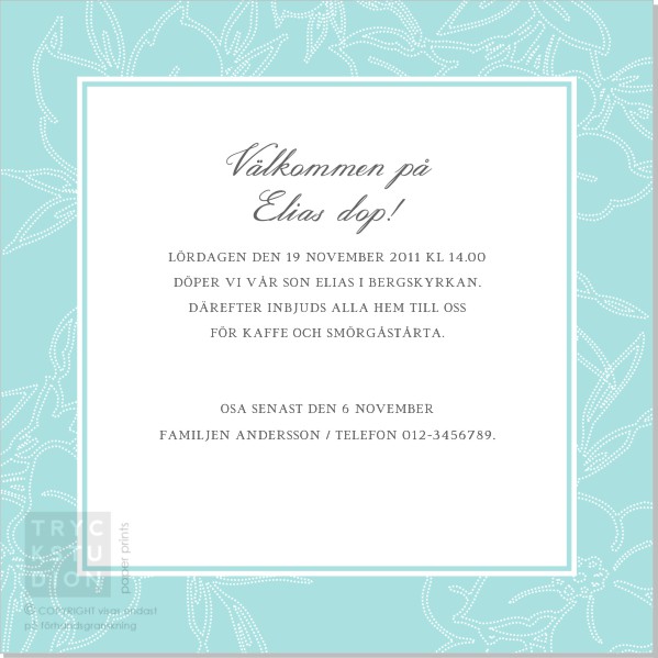 Printable Lulu Inbjudningskort