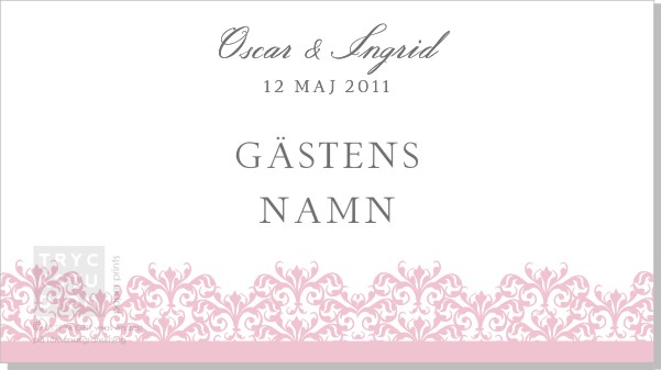 Printable Vienna Placeringskort Namn